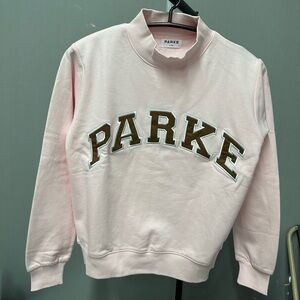 Parke Soft Pink Logo Sweatshirt